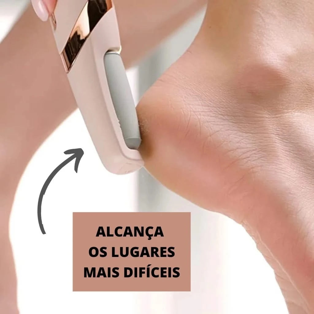 Lixa Elétrica para Pés - Remoção Calos e Pele Morta - Uso Profissional - Sellve