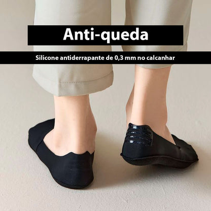 COMPRE 3 LEVE 5 Pares de Meias Invisíveis Masculina, Respiráveis e Antiderrapantes - Sellve