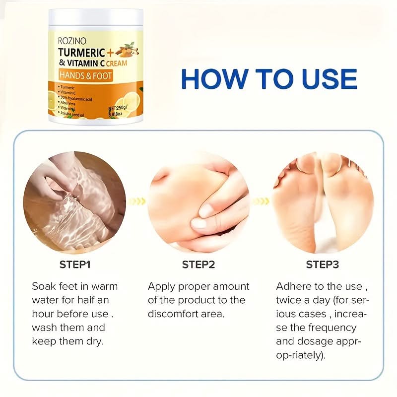 Creme Mãos e Pés Vitamina C 100ml - Hidratação Profunda Natural - Sellve