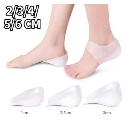 Palmilha Silicone Invisível 2-6cm - Alívio Plantar e Conforto Premium - Sellve