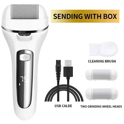 Removedor de Calos Elétrico USB - Pedicure Profissional 2 Velocidades - Sellve