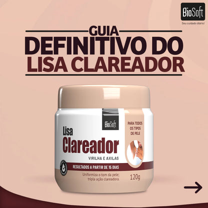 Creme Lisa Clareador de Axilas e Virilhas - Sellve