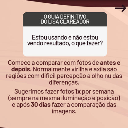 Creme Lisa Clareador de Axilas e Virilhas - Sellve