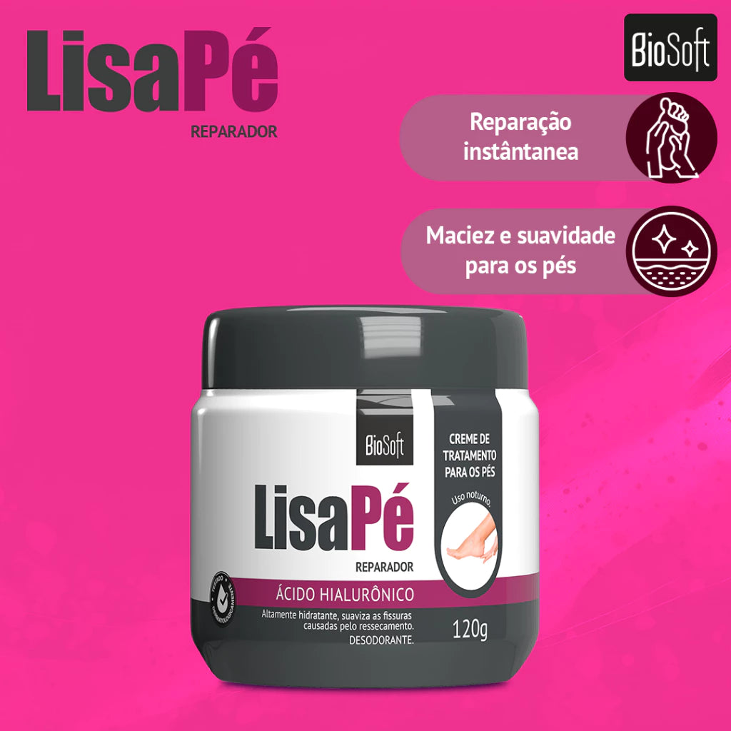 Creme Hidratante Lisa Pé Ácido Hialurônico - Sellve