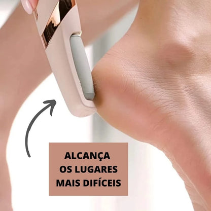 Lixa Elétrica para Pés - Remoção Calos e Pele Morta - Uso Profissional - Sellve