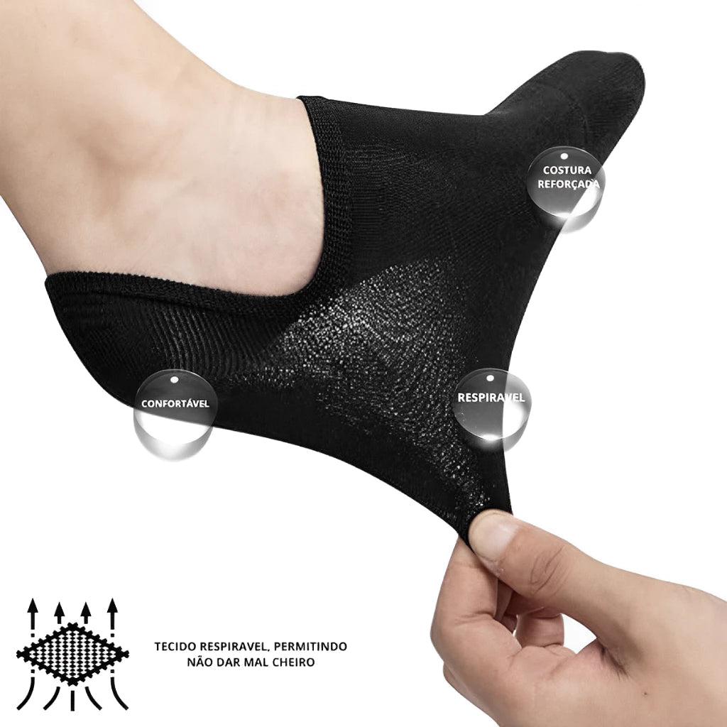 COMPRE 6 LEVE 12 - Pares de Meias Invisível Unissex - Sellve