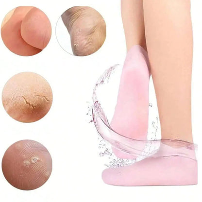 Kit Spa para Mãos e Pés HidraLuxe™ - Sellve (Luvas e Meias Hidratantes Premium de Silicone)