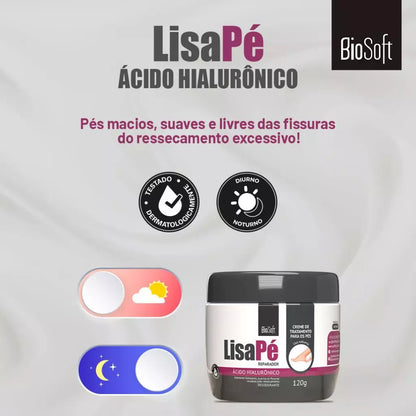 Creme Hidratante Lisa Pé Ácido Hialurônico - Sellve