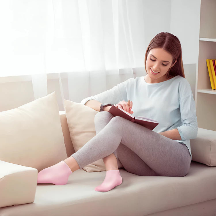 Kit Spa para Mãos e Pés HidraLuxe™ - Sellve (Luvas e Meias Hidratantes Premium de Silicone)