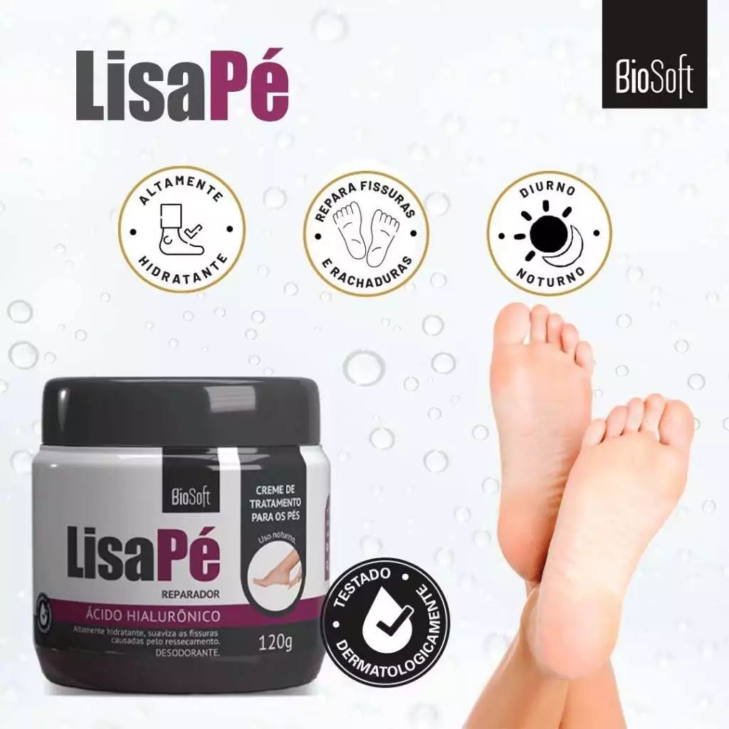 Creme Hidratante Lisa Pé Ácido Hialurônico - Sellve