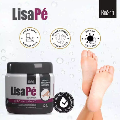 Creme Hidratante Lisa Pé Ácido Hialurônico - Sellve