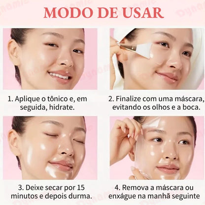 Máscara Facial de Colágeno Coreana - Sellve