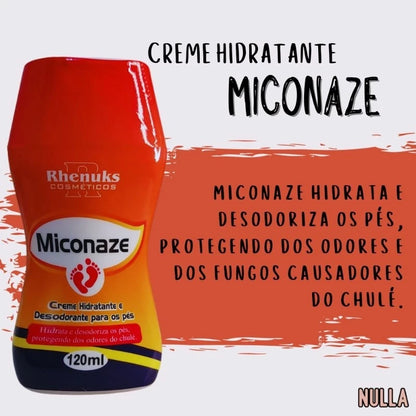 Creme Miconaze Hidratante e Desodorante Para os Pés e Anti-Micose - Sellve