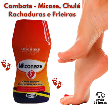Creme Miconaze Hidratante e Desodorante Para os Pés e Anti-Micose - Sellve