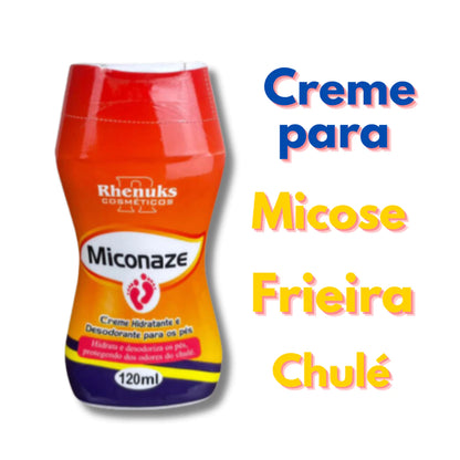 Creme Miconaze Hidratante e Desodorante Para os Pés e Anti-Micose - Sellve