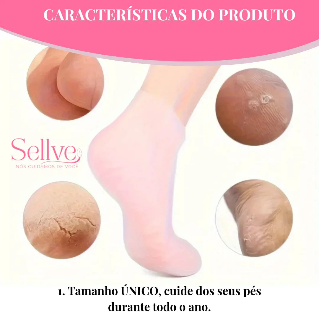 KIT 3 Pares - Transforme Seus Pés com HidraFeet™ - Resultado Garantido Promo