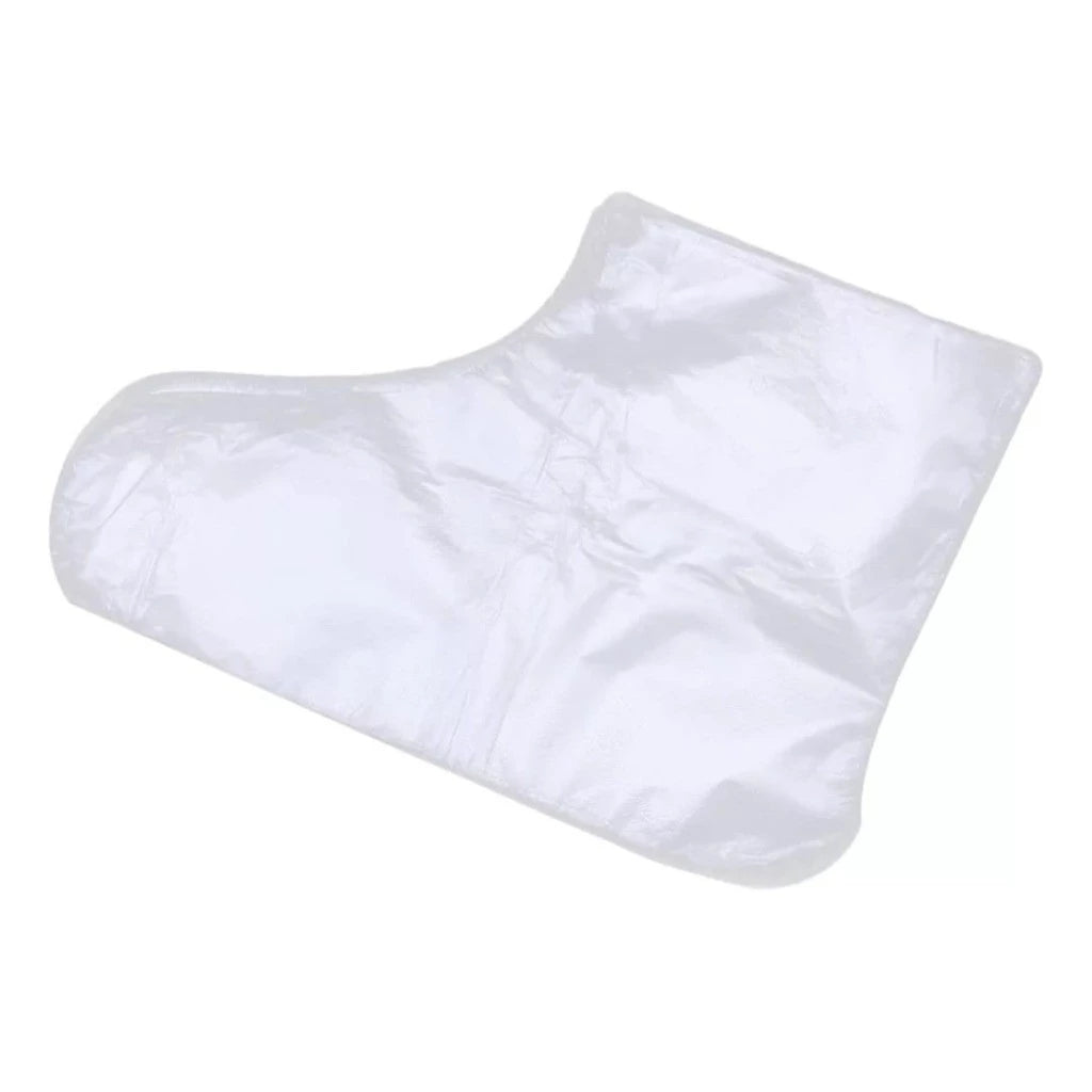 Bota Plástica Descartável - Kit 6 Pacotes - 600 Unidades - Sellve