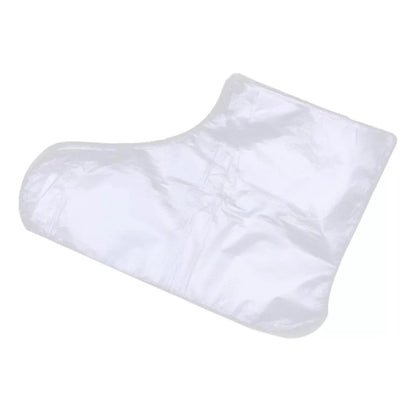 Bota Plástica Descartável - Kit 6 Pacotes - 600 Unidades - Sellve