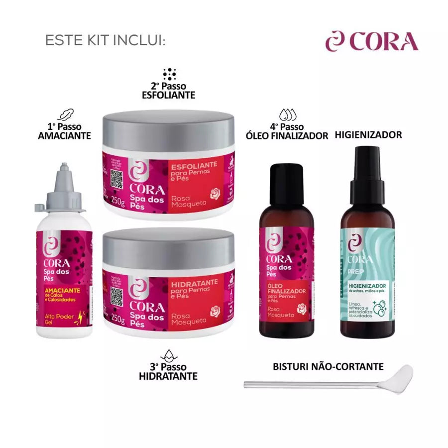 Kit Spa dos Pés Cora - Sellve